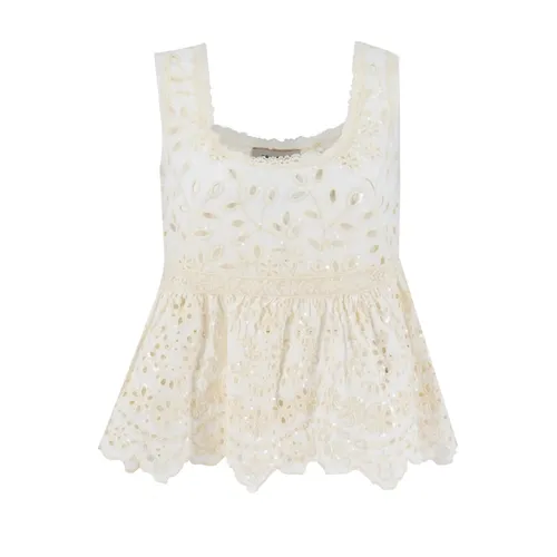 Tops > Sleeveless Tops - - Ermanno Scervino - Modalova
