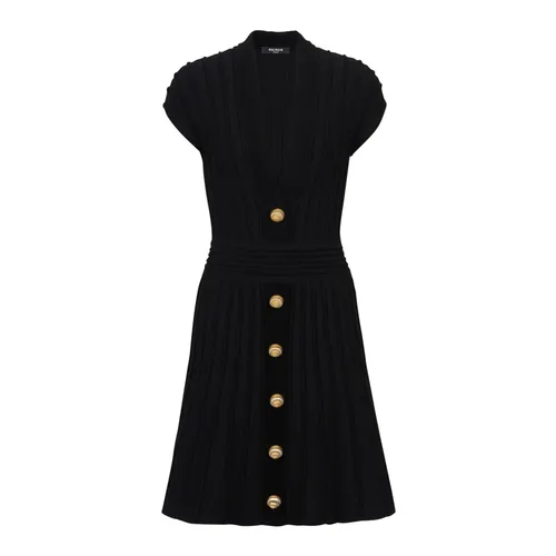 Dresses > Day Dresses > Knitted Dresses - - Balmain - Modalova