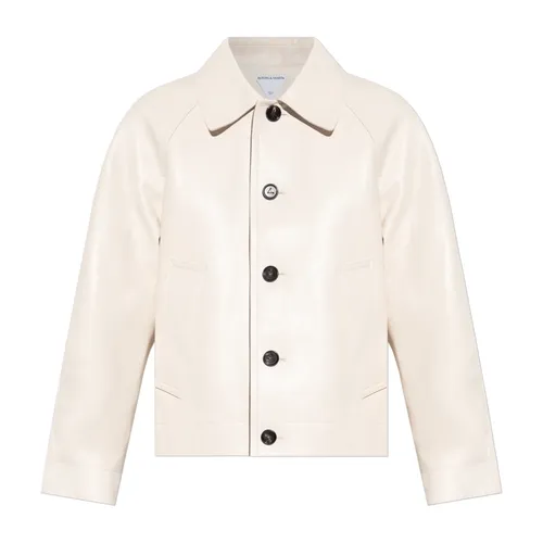 Jackets > Leather Jackets - - Bottega Veneta - Modalova
