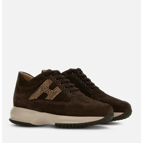 Hogan - Shoes > Sneakers - Brown - Hogan - Modalova