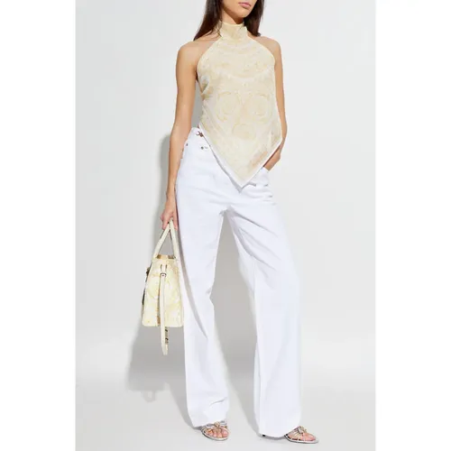 Jeans > Straight Jeans - - Versace - Modalova