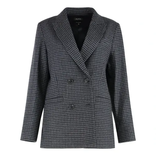 A.p.c. - Jackets > Blazers - Blue - A.p.c. - Modalova