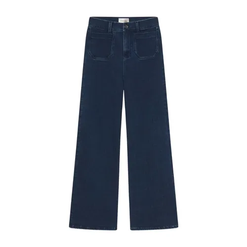 Frame - Jeans > Wide Jeans - Blue - Frame - Modalova
