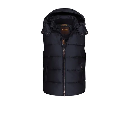 Moorer - Jackets > Vests - Blue - Moorer - Modalova