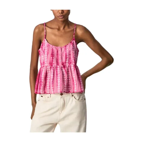 Tops > Sleeveless Tops - - Pepe Jeans - Modalova
