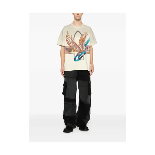 Tops > T-Shirts - - Who Decides War - Modalova