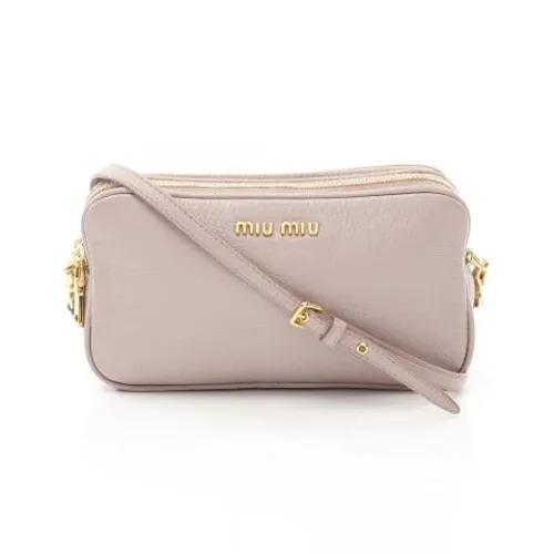 Pre-owned > Pre-owned Bags > Pre-owned Cross Body Bags - - Miu Miu Pre-owned - Modalova