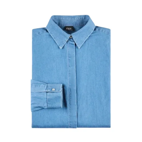 Blouses & Shirts > Shirts - - Fay - Modalova