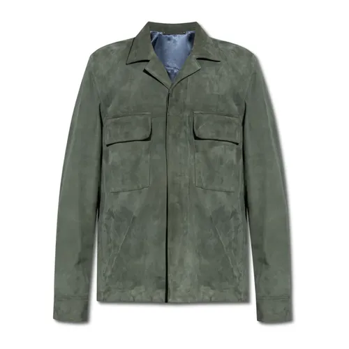 Jackets > Leather Jackets - - Paul Smith - Modalova
