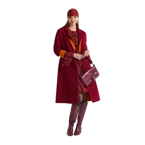 Coats > Single-Breasted Coats - - Maliparmi - Modalova