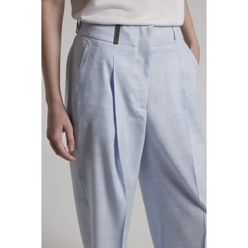 Trousers > Straight Trousers - - Peserico - Modalova