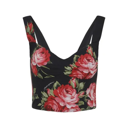 Tops > Sleeveless Tops - - Dolce & Gabbana - Modalova
