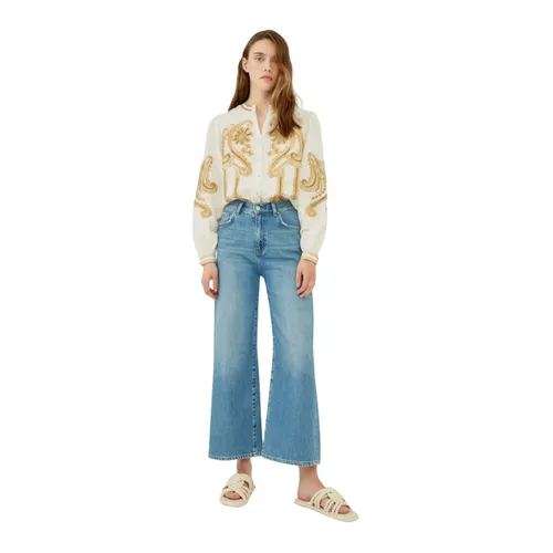 Jeans > Cropped Jeans - - Silvian Heach - Modalova