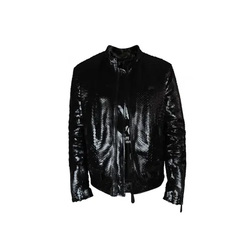 Jackets > Leather Jackets - - Philipp Plein - Modalova