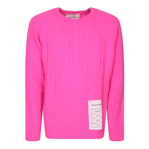 Knitwear > Round-neck Knitwear - - Amaránto - Modalova