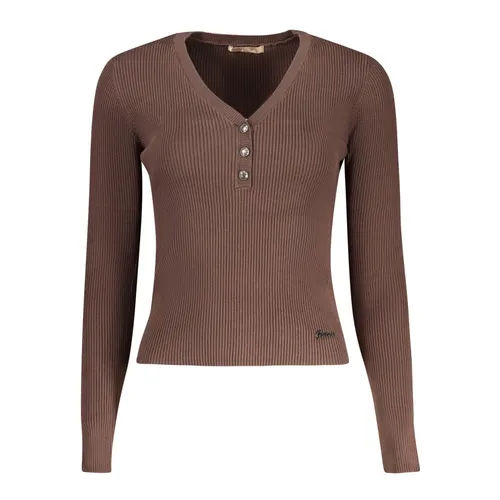 Knitwear > V-neck Knitwear - - Guess - Modalova