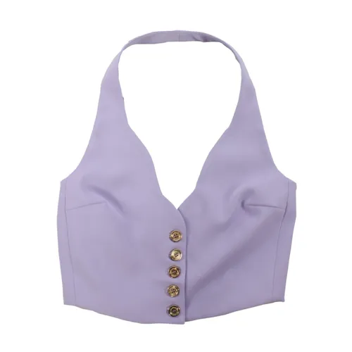 Pinko - Jackets > Vests - Purple - Pinko - Modalova