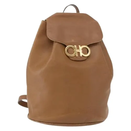 Pre-owned > Pre-owned Bags > Pre-owned Backpacks - - Salvatore Ferragamo Pre-owned - Modalova