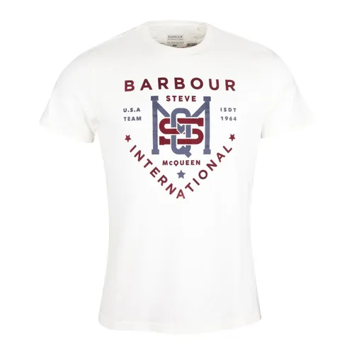 Barbour - Tops > T-Shirts - White - Barbour - Modalova