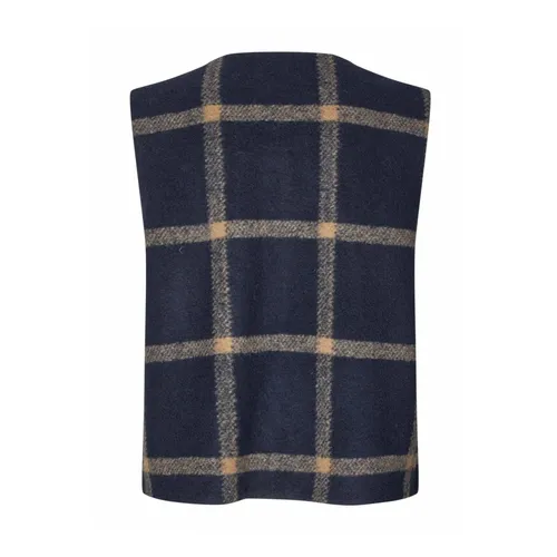 Masai - Jackets > Vests - Blue - Masai - Modalova