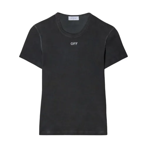 Tops > T-Shirts - - Off White - Modalova