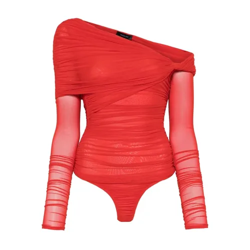 Mugler - Tops > Body - Red - Mugler - Modalova