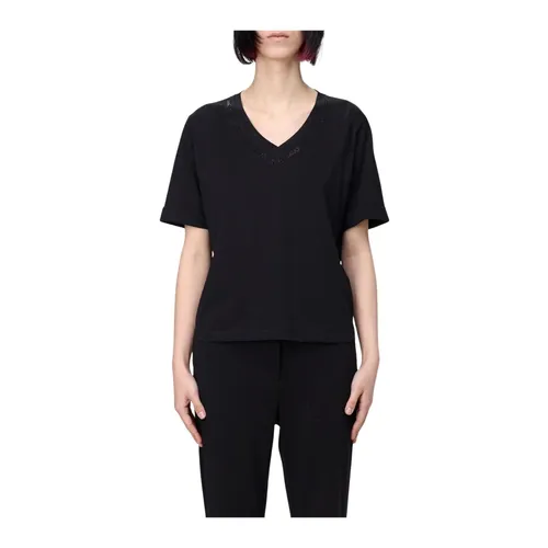 Liu Jo - Tops > T-Shirts - Black - Liu Jo - Modalova