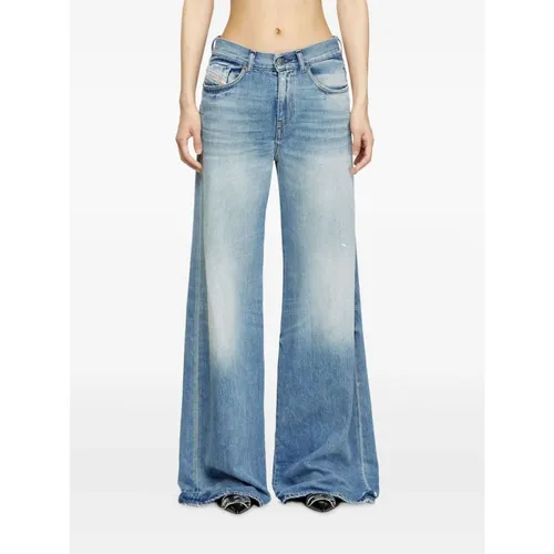Jeans > Wide Jeans - - Diesel - Modalova