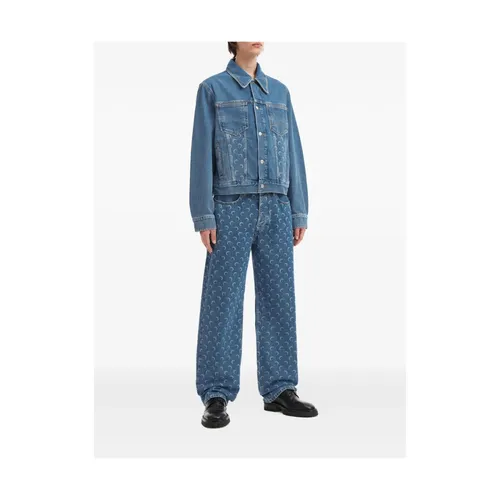 Jackets > Denim Jackets - - Marine Serre - Modalova