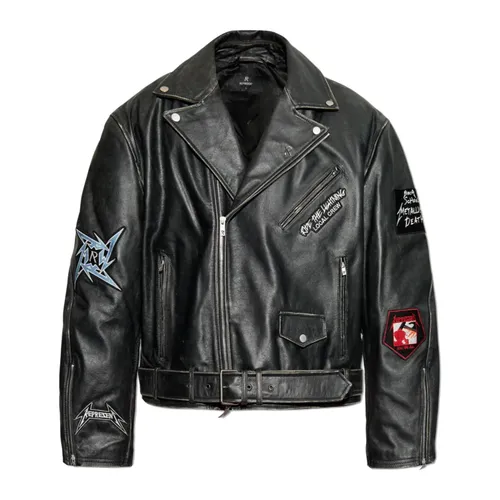 Jackets > Leather Jackets - - Represent - Modalova
