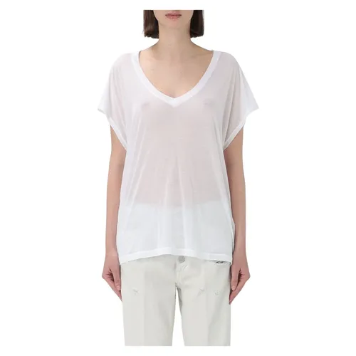 Dondup - Tops > T-Shirts - White - Dondup - Modalova