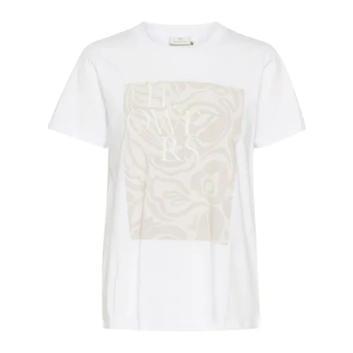 Kaffe - Tops > T-Shirts - White - Kaffe - Modalova