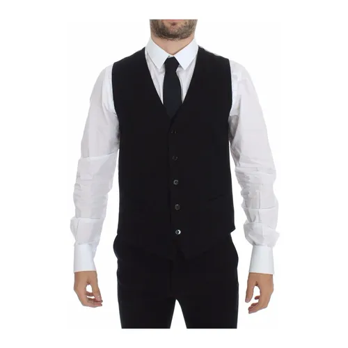 Suits > Suit Vests - - Dolce & Gabbana - Modalova