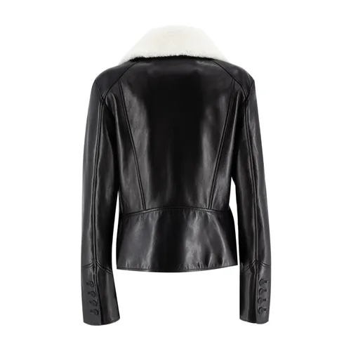 Jackets > Leather Jackets - - Ermanno Scervino - Modalova
