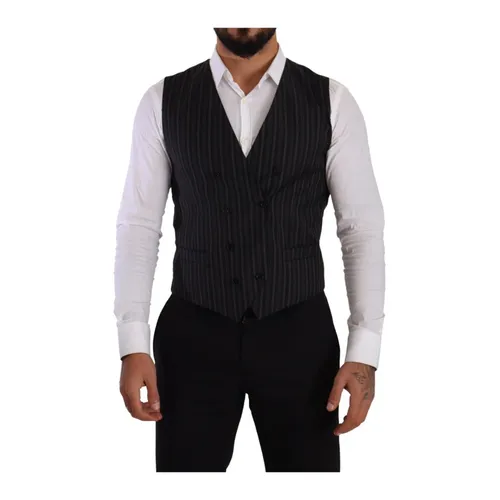 Suits > Suit Vests - - Dolce & Gabbana - Modalova