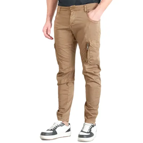 Trousers > Slim-fit Trousers - - Le Temps Des Cerises - Modalova