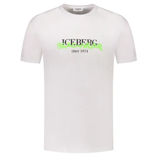 Iceberg - Tops > T-Shirts - White - Iceberg - Modalova