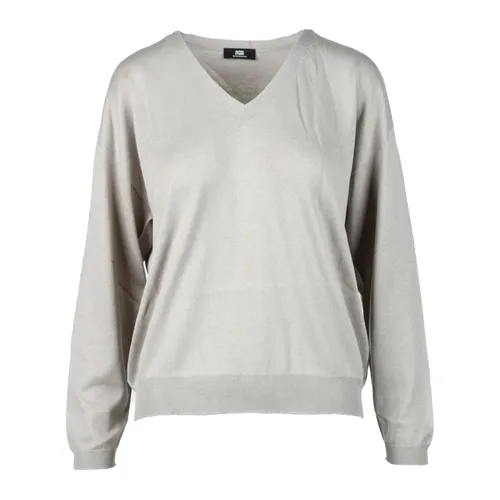 Knitwear > V-neck Knitwear - - Alpha Studio - Modalova