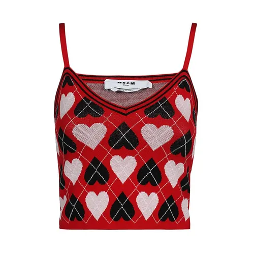 Tops > Sleeveless Tops - - Msgm - Modalova