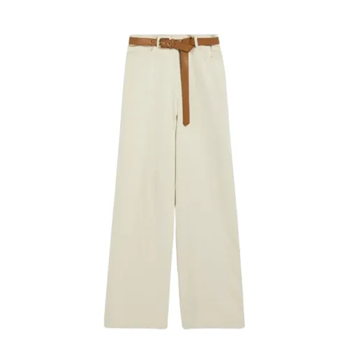 Trousers > Wide Trousers - - Max Mara Studio - Modalova