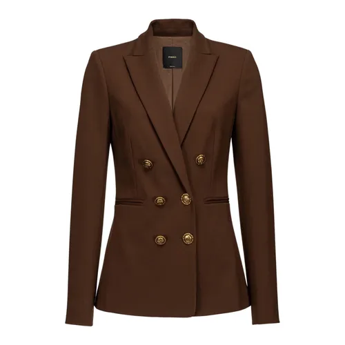 Pinko - Jackets > Blazers - Brown - Pinko - Modalova