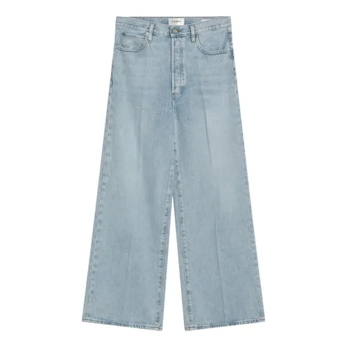 Frame - Jeans > Wide Jeans - Blue - Frame - Modalova
