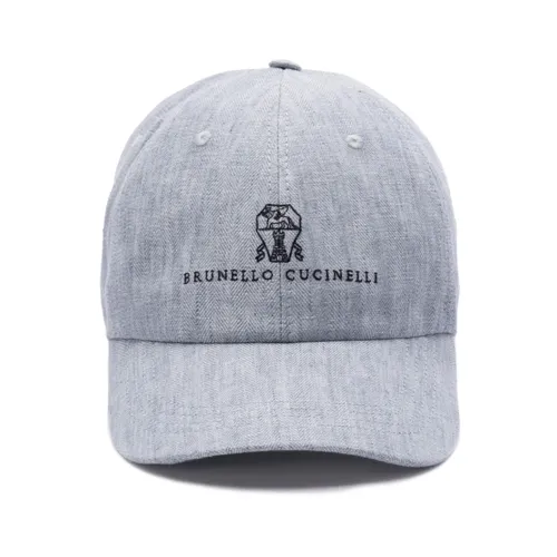 Accessories > Hats > Caps - - Brunello Cucinelli - Modalova