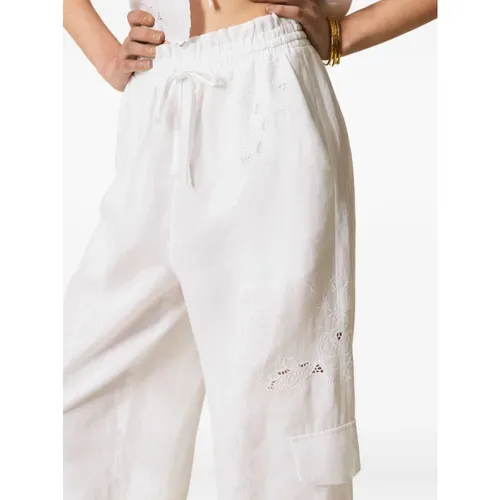 Trousers > Tapered Trousers - - Twinset - Modalova