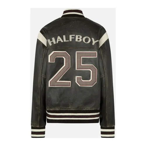 Jackets > Leather Jackets - - Halfboy - Modalova