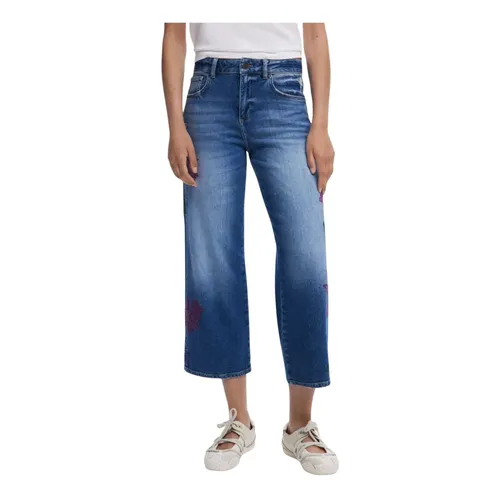 Jeans > Cropped Jeans - - Desigual - Modalova