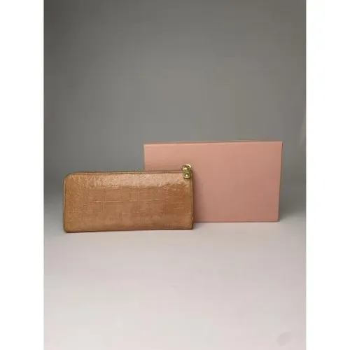 Pre-owned > Pre-owned Accessories > Pre-owned Wallets - - Miu Miu Pre-owned - Modalova