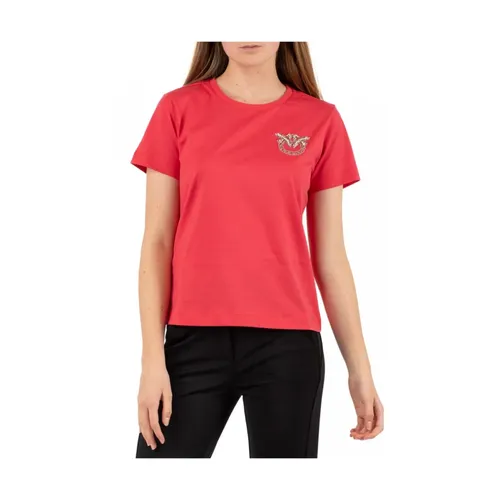 Pinko - Tops > T-Shirts - Red - Pinko - Modalova
