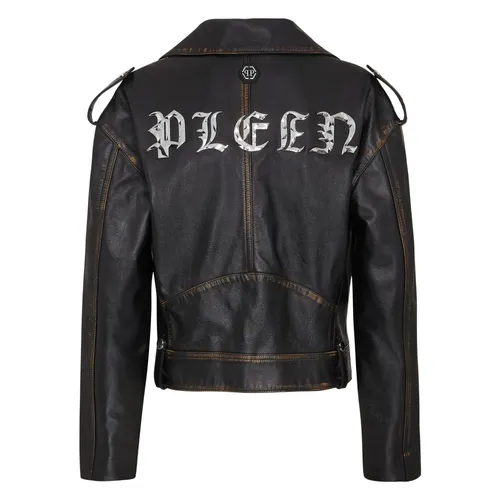 Jackets > Leather Jackets - - Philipp Plein - Modalova
