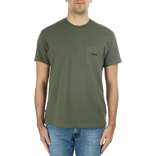 Tops > T-Shirts - - Woolrich - Modalova